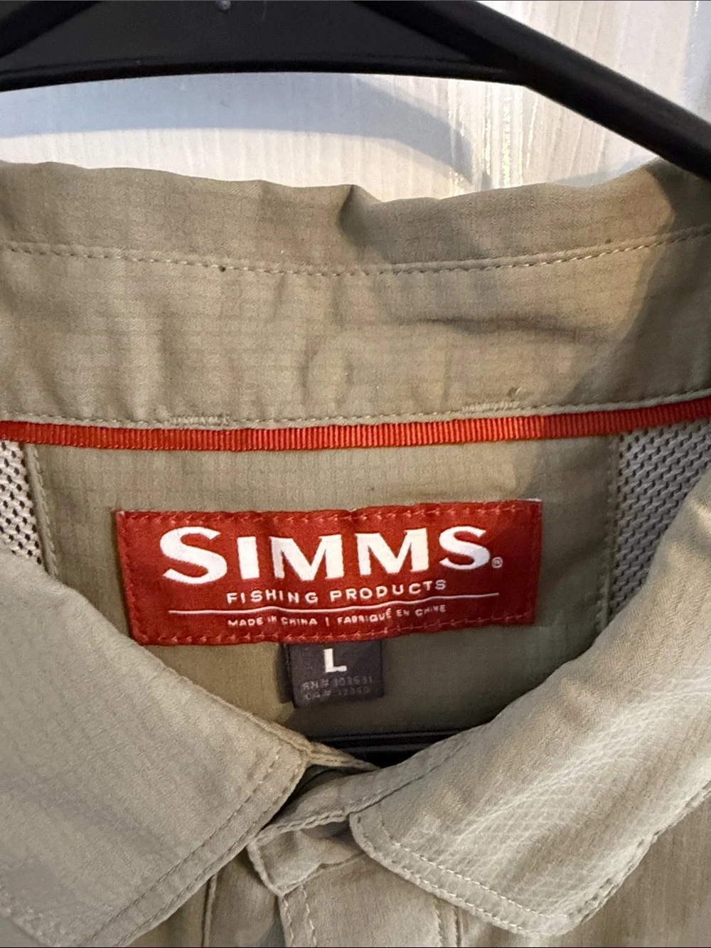 Simms Olive Ripstop Lightweight Shirt Jacket - Picture 2 of 4